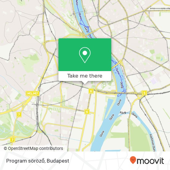 Program söröző, Bölcsô utca 9 1117 Budapest térkép