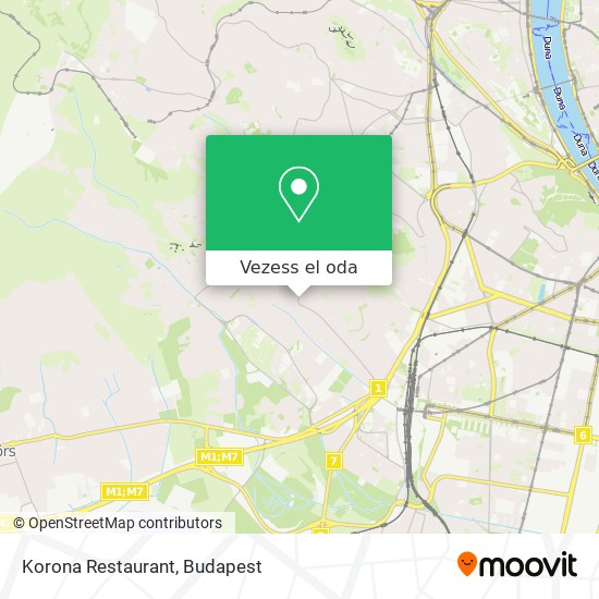 Korona Restaurant térkép