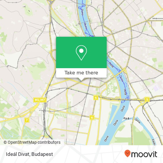 Ideál Divat, Bartók Béla út 1114 Budapest térkép