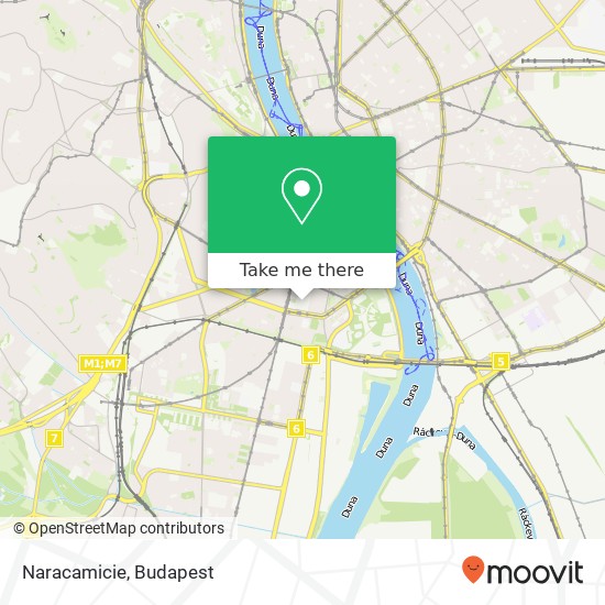 Naracamicie, 1117 Budapest térkép
