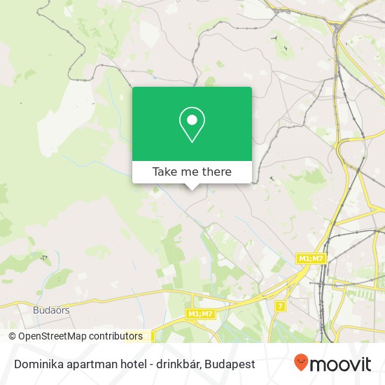 Dominika apartman hotel - drinkbár térkép