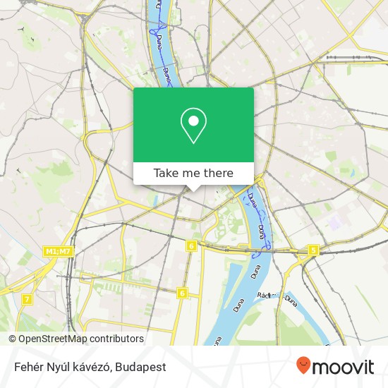 Fehér Nyúl kávézó, Lágymányosi utca 1111 Budapest térkép