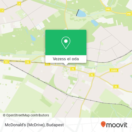 McDonald's (McDrive), Pesti út 16 1173 Budapest térkép