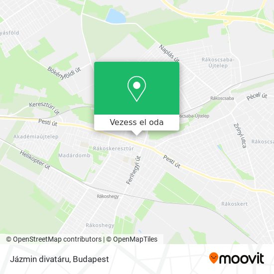 Jázmin divatáru térkép