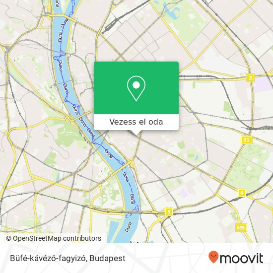 Büfé-kávézó-fagyizó, Üllôi út 30 1085 Budapest térkép