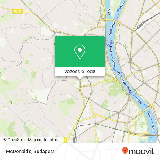 McDonald's, Alkotás utca 53 1123 Budapest térkép