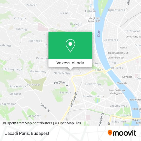 Jacadi Paris térkép