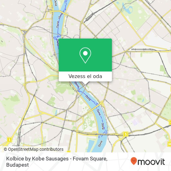 Kolbice by Kobe Sausages - Fovam Square, Sóház utca 1093 Budapest térkép