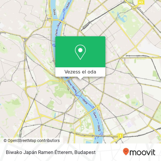 Biwako Japán Ramen Étterem, Veres Pálné utca 22 1053 Budapest térkép