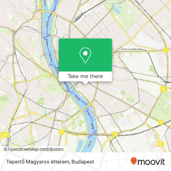 Tepertő Magyaros étterem, Ráday utca 20 1092 Budapest térkép