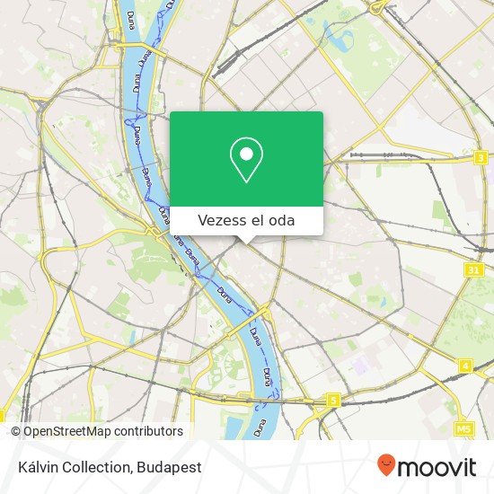 Kálvin Collection, Üllôi út 9 1091 Budapest térkép