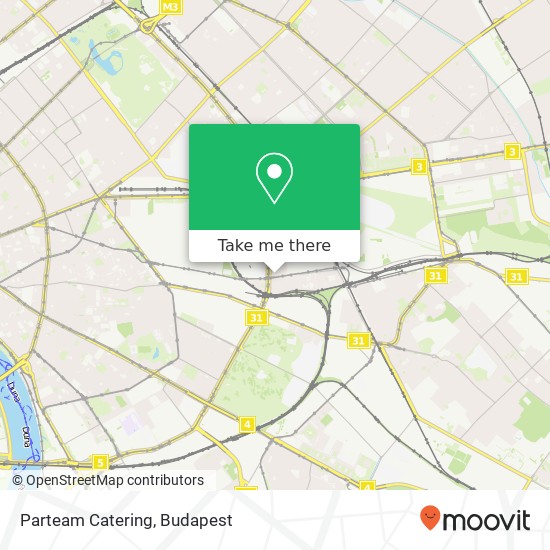 Parteam Catering, Salgótarjáni utca 1101 Budapest térkép