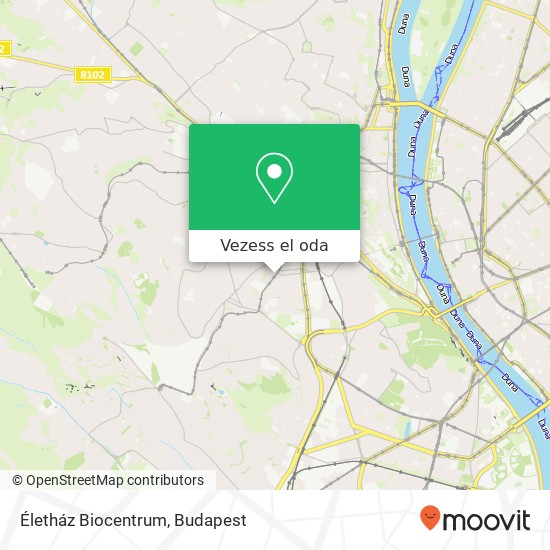 Életház Biocentrum, Böszörményi út 1126 Budapest térkép