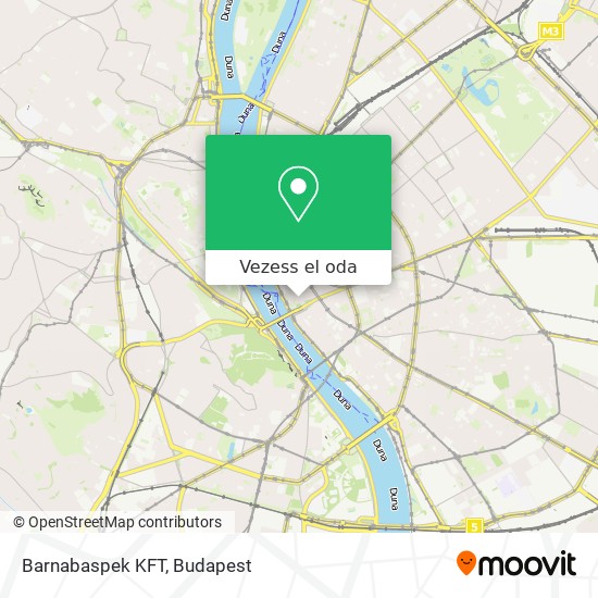 Barnabaspek KFT térkép