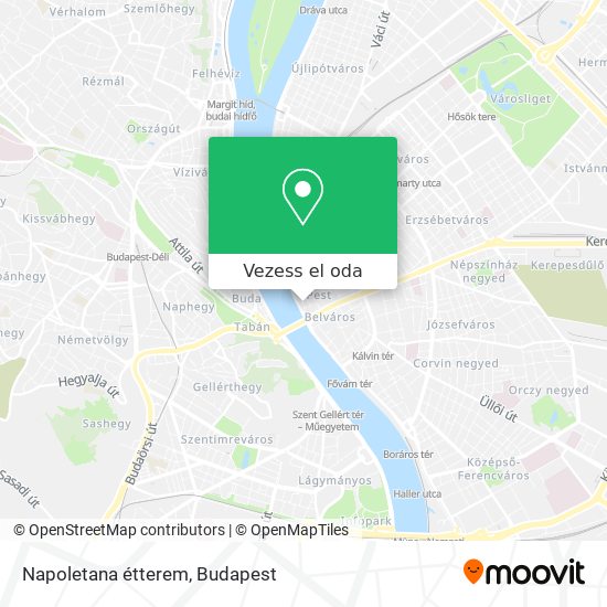 Napoletana étterem térkép