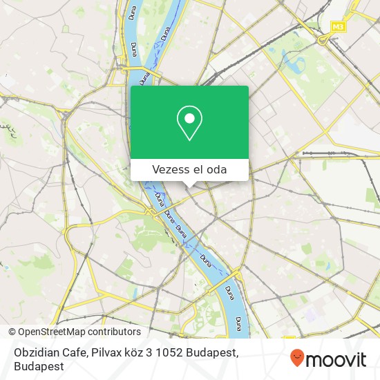 Obzidian Cafe, Pilvax köz 3 1052 Budapest térkép