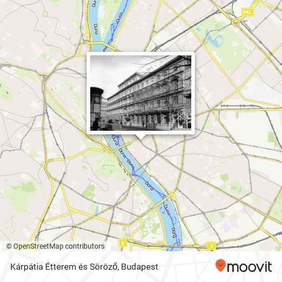Kárpátia Étterem és Söröző, Ferenciek tere 7 1053 Budapest térkép