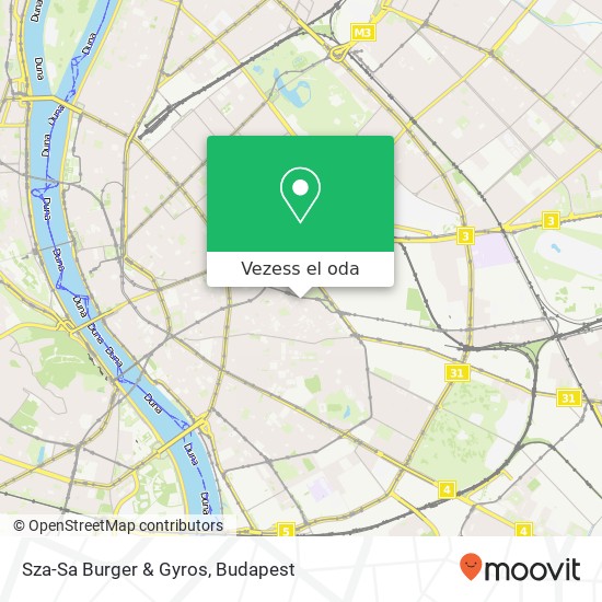Sza-Sa Burger & Gyros, Teleki László tér 1 1086 Budapest térkép
