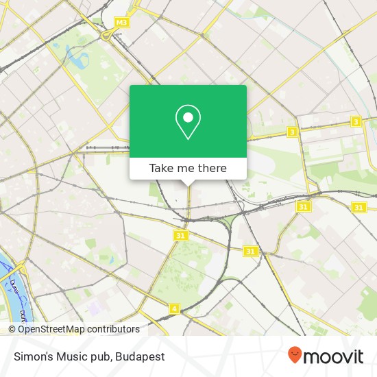 Simon's Music pub térkép