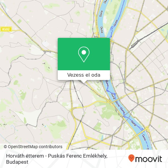 Horváth étterem - Puskás Ferenc Emlékhely, Krisztina tér 3 1013 Budapest térkép