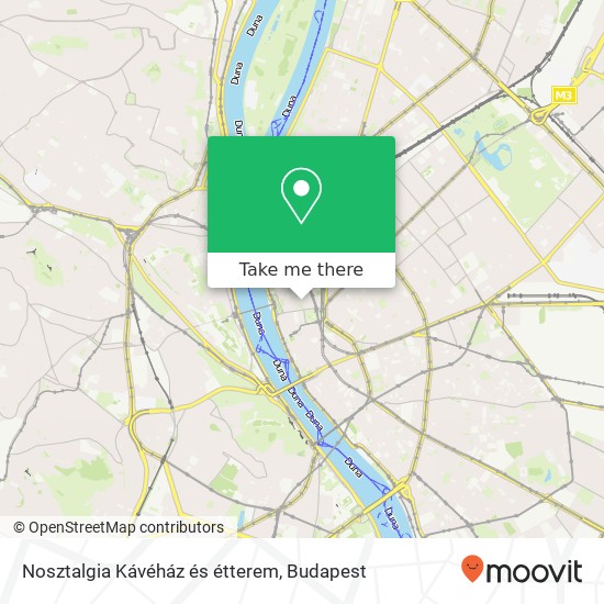 Nosztalgia Kávéház és étterem, Október 6. utca 1051 Budapest térkép