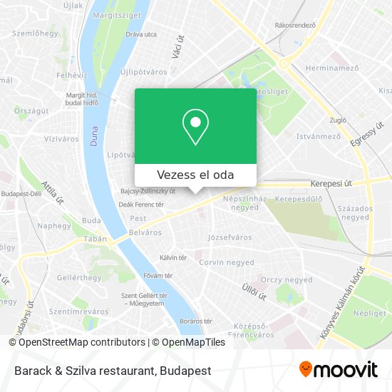 Barack & Szilva restaurant térkép