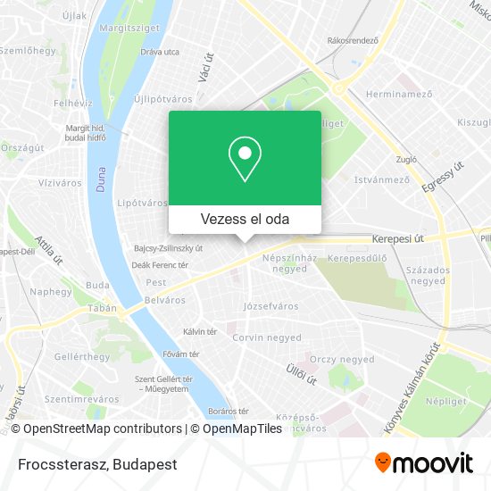 Frocssterasz térkép