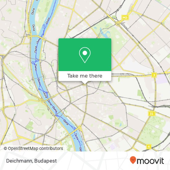 Deichmann, Blaha Lujza tér 1085 Budapest térkép