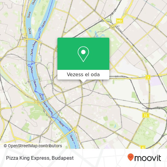 Pizza King Express, Rákóczi út 54 1074 Budapest térkép