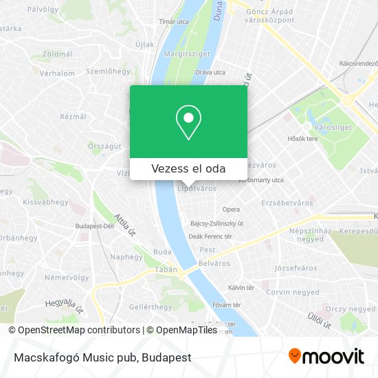 Macskafogó Music pub térkép