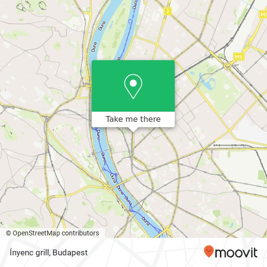 Ínyenc grill, Bajcsy-Zsilinszky út 1065 Budapest térkép