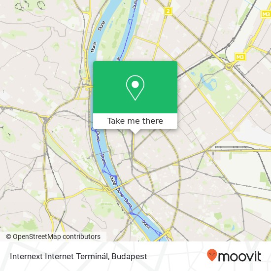 Internext Internet Terminál, Zichy Jenô utca 1066 Budapest térkép