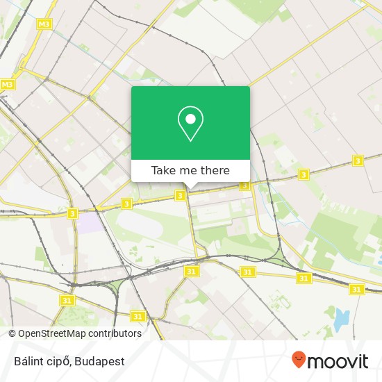 Bálint cipő, Örs vezér tere 24 1148 Budapest térkép