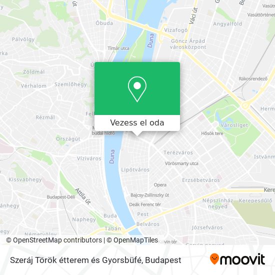 Szeráj Török étterem és Gyorsbüfé térkép