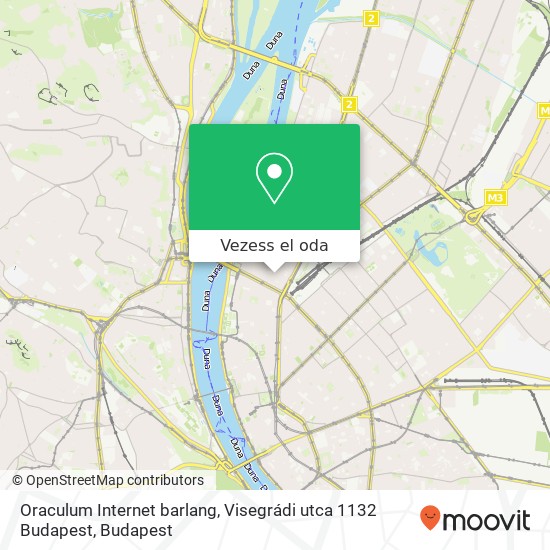 Oraculum Internet barlang, Visegrádi utca 1132 Budapest térkép