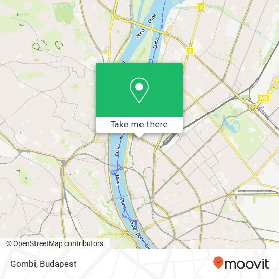 Gombi, Szent István körút 9 1055 Budapest térkép