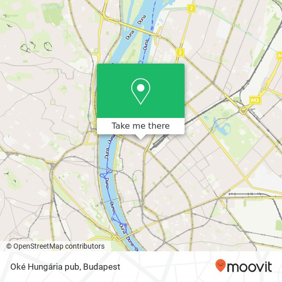 Oké Hungária pub térkép