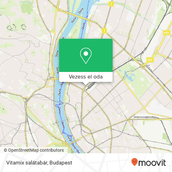Vitamix salátabár, Váci út 1 1062 Budapest térkép