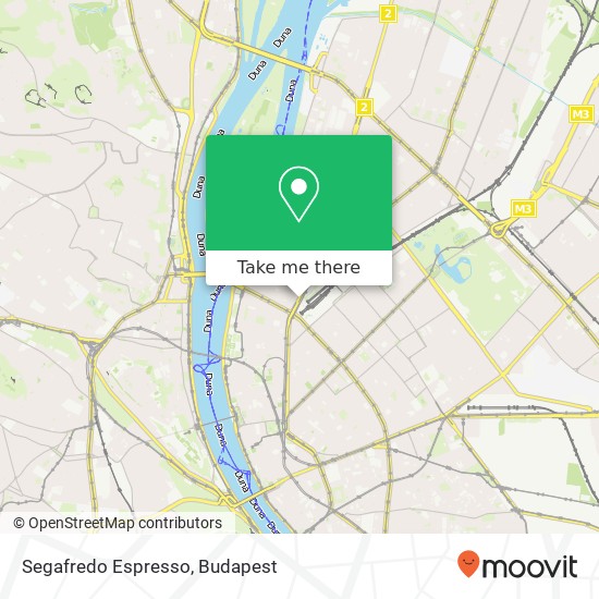 Segafredo Espresso, Váci út 1 1062 Budapest térkép