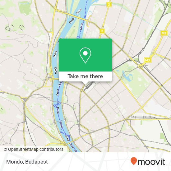 Mondo, Váci út 1062 Budapest térkép