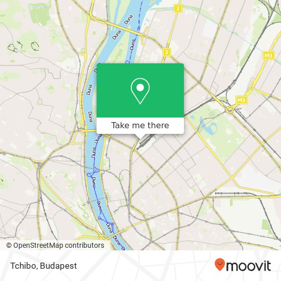 Tchibo, Váci út 1062 Budapest térkép