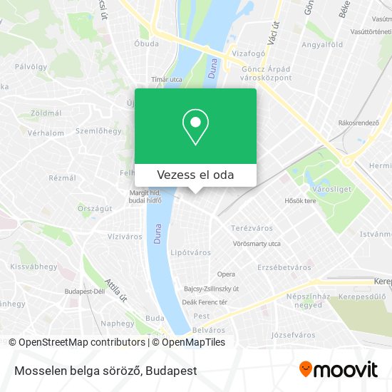 Mosselen belga söröző térkép