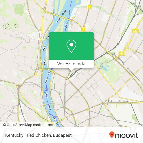 Kentucky Fried Chicken, Váci út 1 1062 Budapest térkép