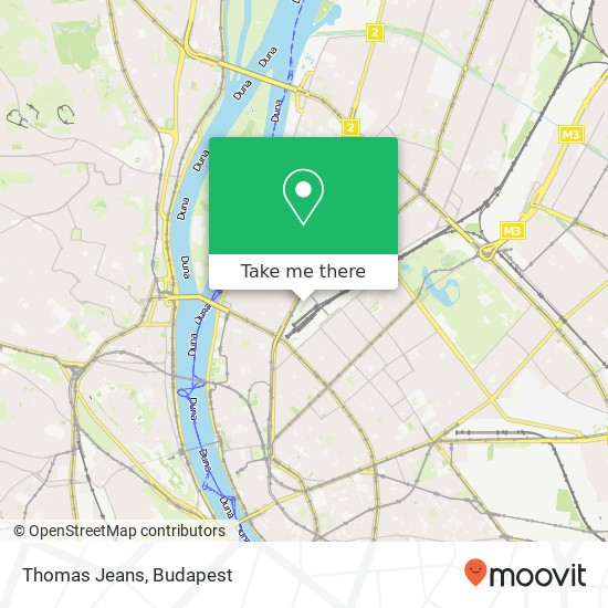 Thomas Jeans, 1062 Budapest térkép