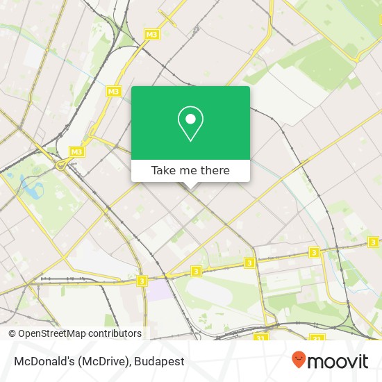 McDonald's (McDrive), Egressy tér 1149 Budapest térkép