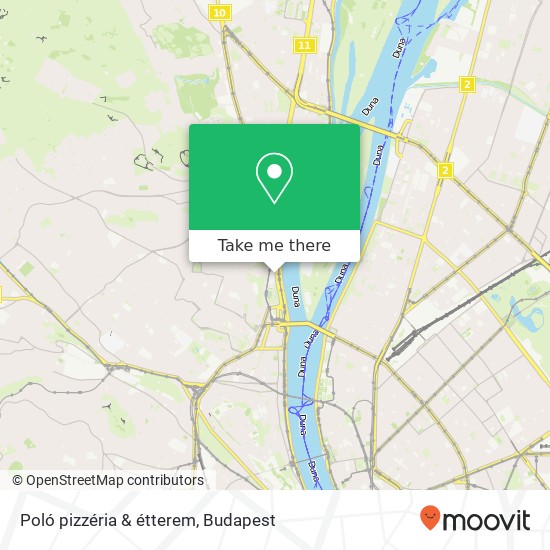 Poló pizzéria & étterem, Árpád fejedelem útja 1023 Budapest térkép