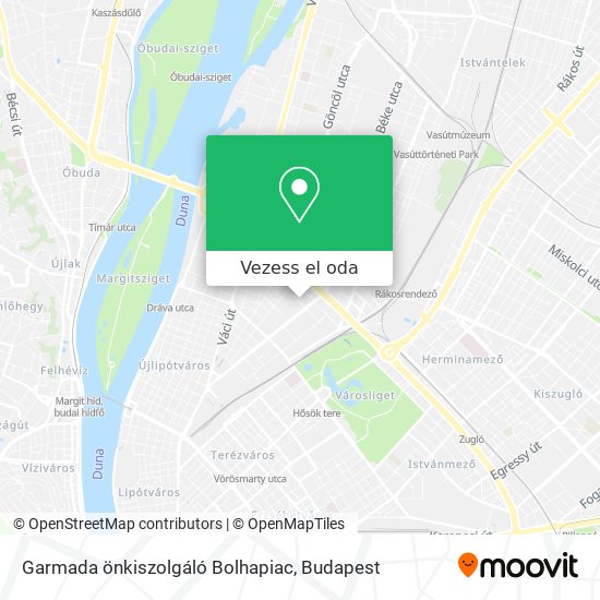 Garmada önkiszolgáló Bolhapiac térkép