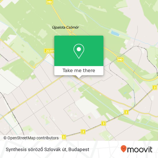 Synthesis söröző Szlovák út térkép