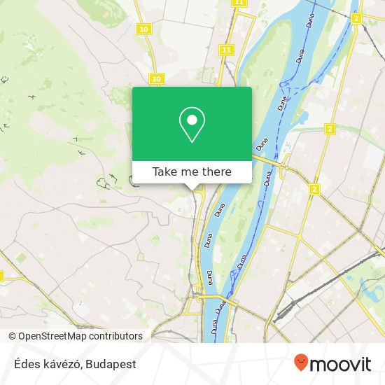 Édes kávézó, Bécsi út 1036 Budapest térkép