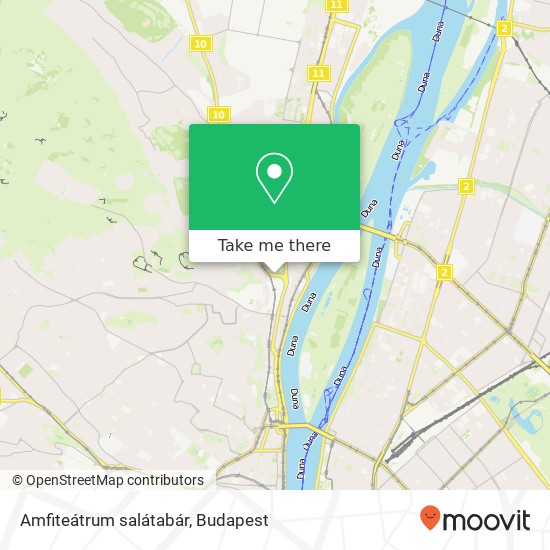Amfiteátrum salátabár, Nagyszombat utca 1034 Budapest térkép